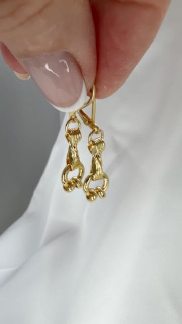 TWIST LINK EARRINGS