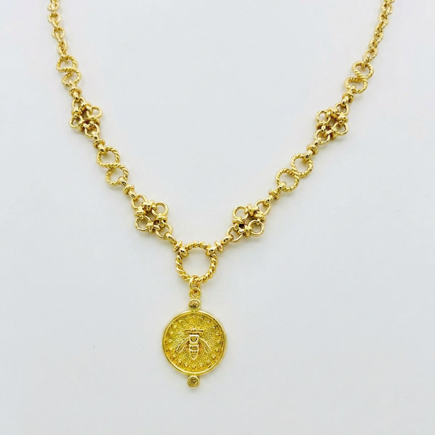 HONEYCOMB NECKLACE