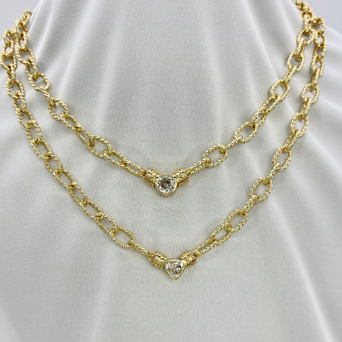 OVAL LINK CZ CHOKER