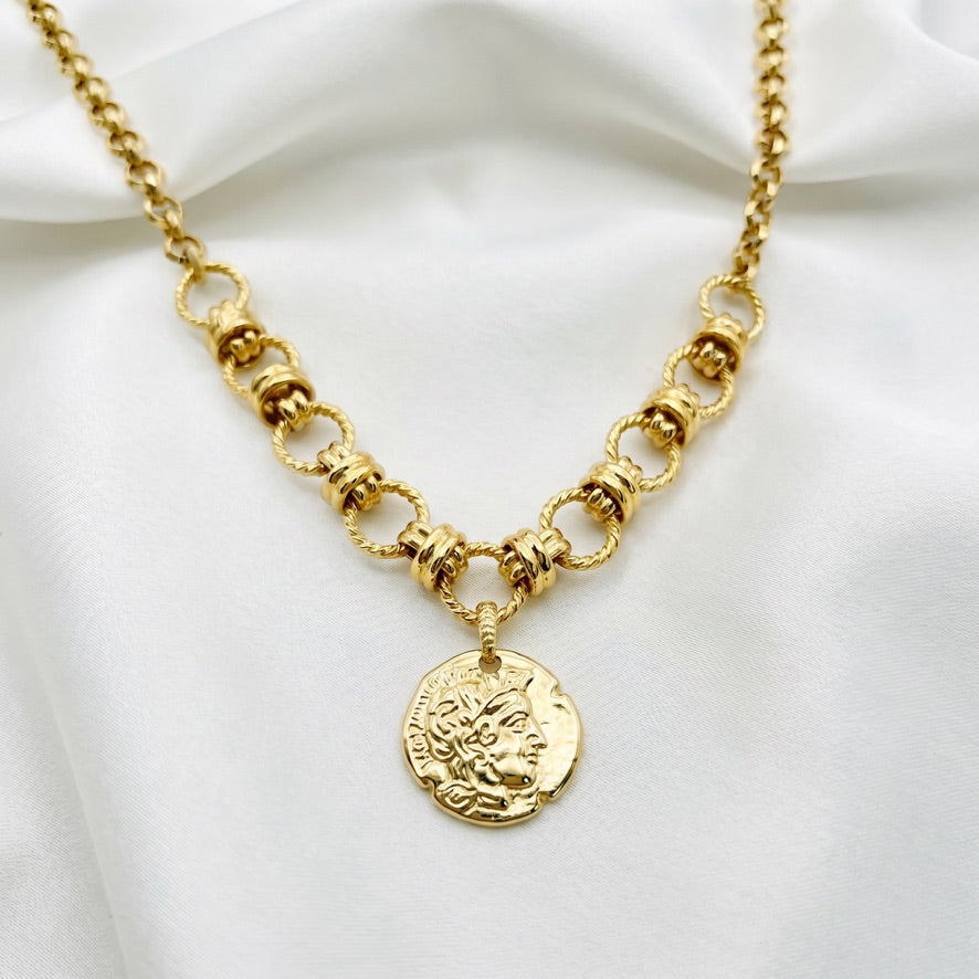 CHUNKY COIN NECKLACE