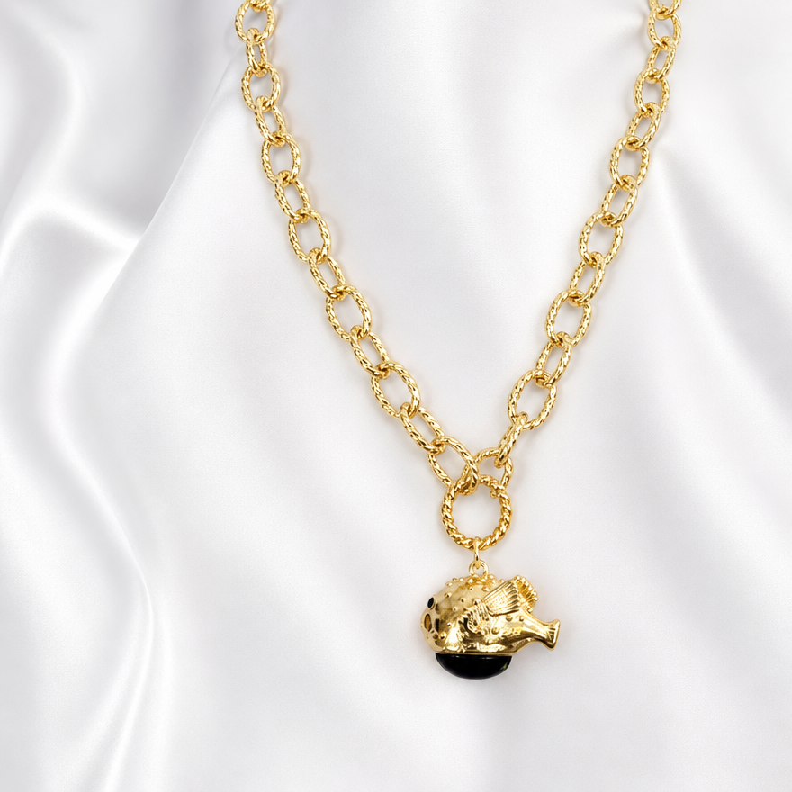 PUFFERFISH NECKLACE