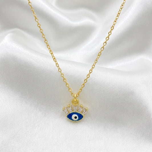 TINY BLUE EVIL EYE