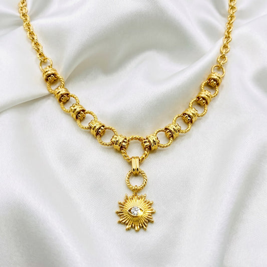 EVIL EYE CIRCLE NECKLACE