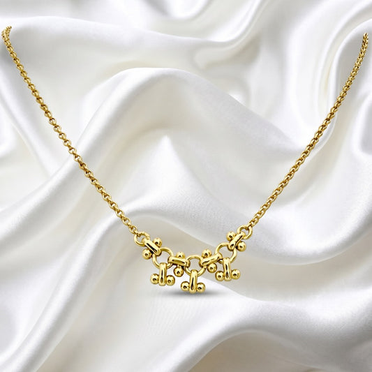 CRISS CROSS PATTERN NECKLACE