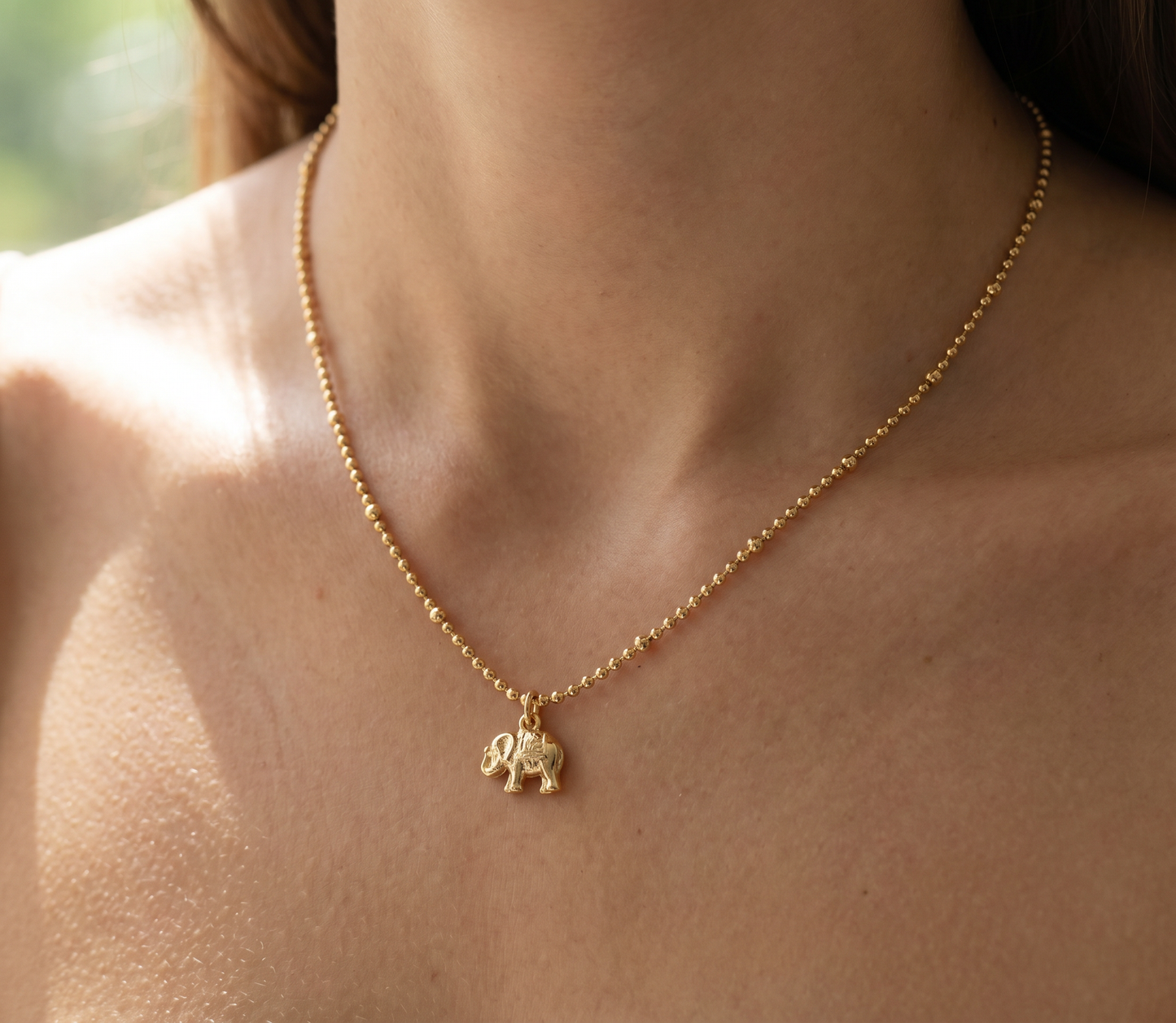 3D ELEPHANT NECKLACE