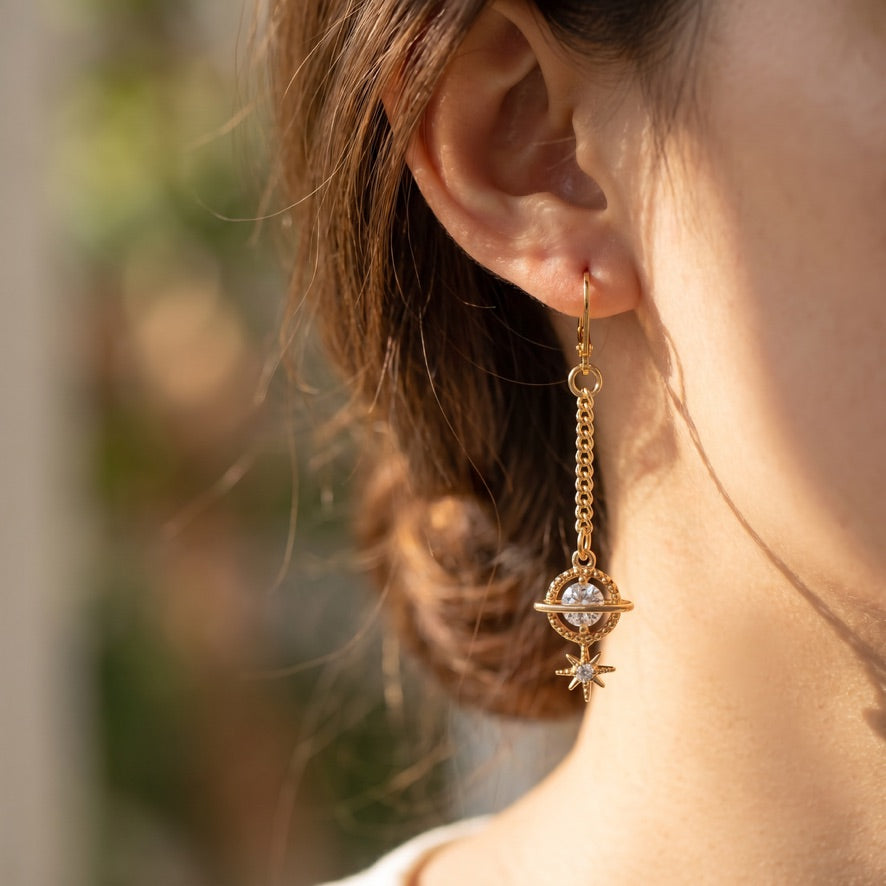 CELESTIAL DANGLE EARRING