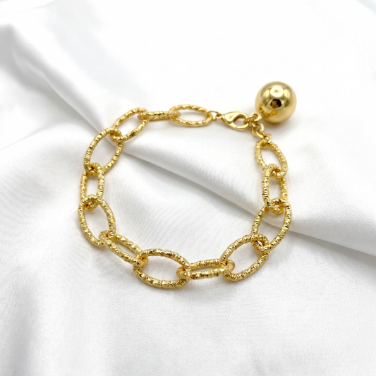 LARGE OVAL LINK BRACELET