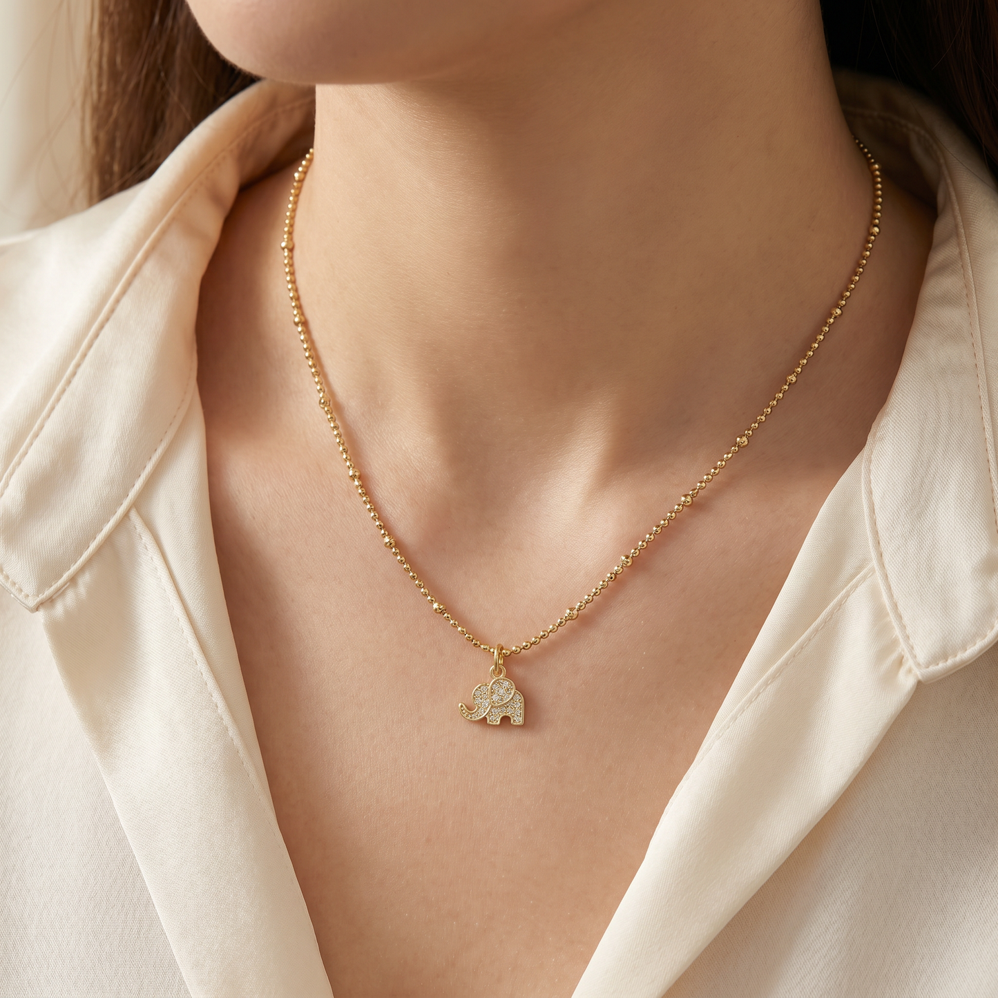 HAPPY LITTLE ELEPHANT NECKLACE