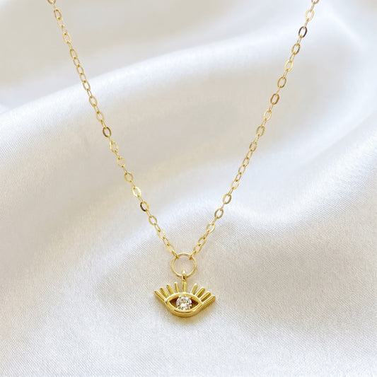 GOLD EVIL EYE
