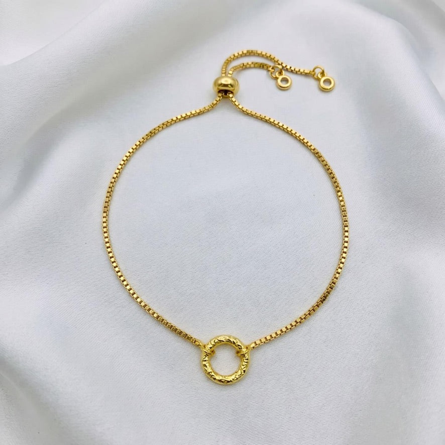 GOLD SIMPLE CIRCLE BRACELET