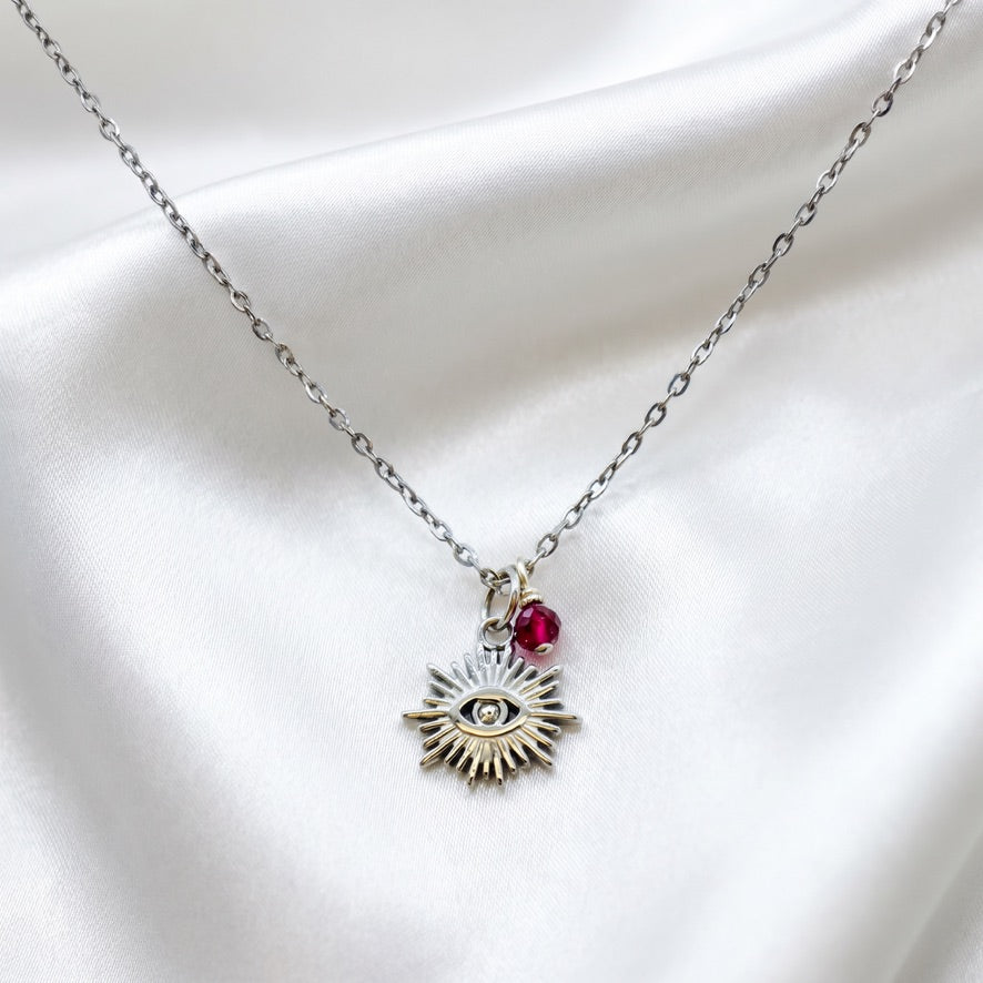 SILVER EVIL EYE