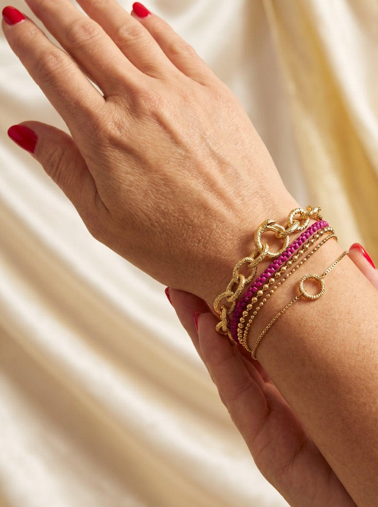 GOLD SIMPLE CIRCLE BRACELET