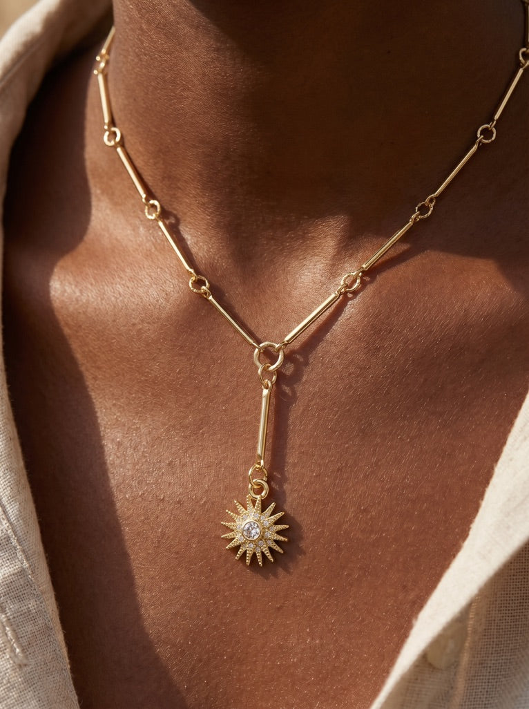 SUNSHINE LARIAT NECKLACE