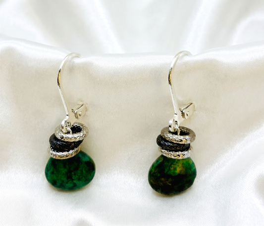 TURQUOISE TEARDROP AND RINGS